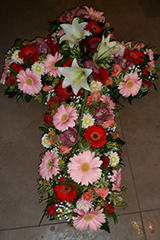Croix florale